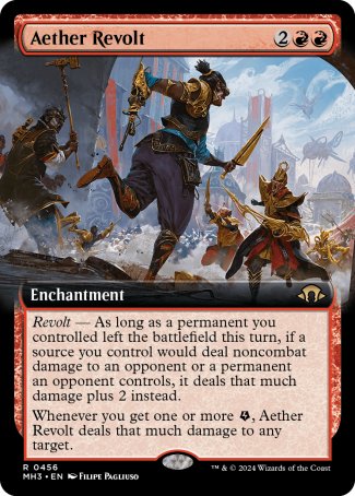 (456) Magic The Gathering Modern Horizons 3: Extras Single: Aether Revolt  Rare