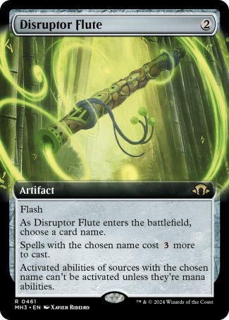 (461) Magic The Gathering Modern Horizons 3: Extras Single: Disruptor Flute  Rare