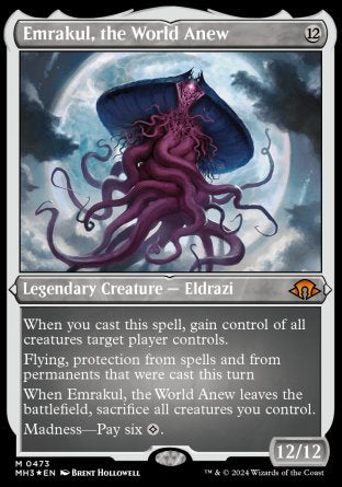 (473) Magic The Gathering Modern Horizons 3: Extras Single: Emrakul, the World Anew (V.3)  Mythic