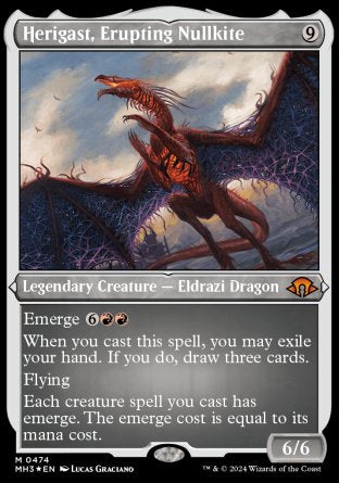 (474) Magic The Gathering Modern Horizons 3: Extras Single: Herigast, Erupting Nullkite (V.2)  Holo Mythic