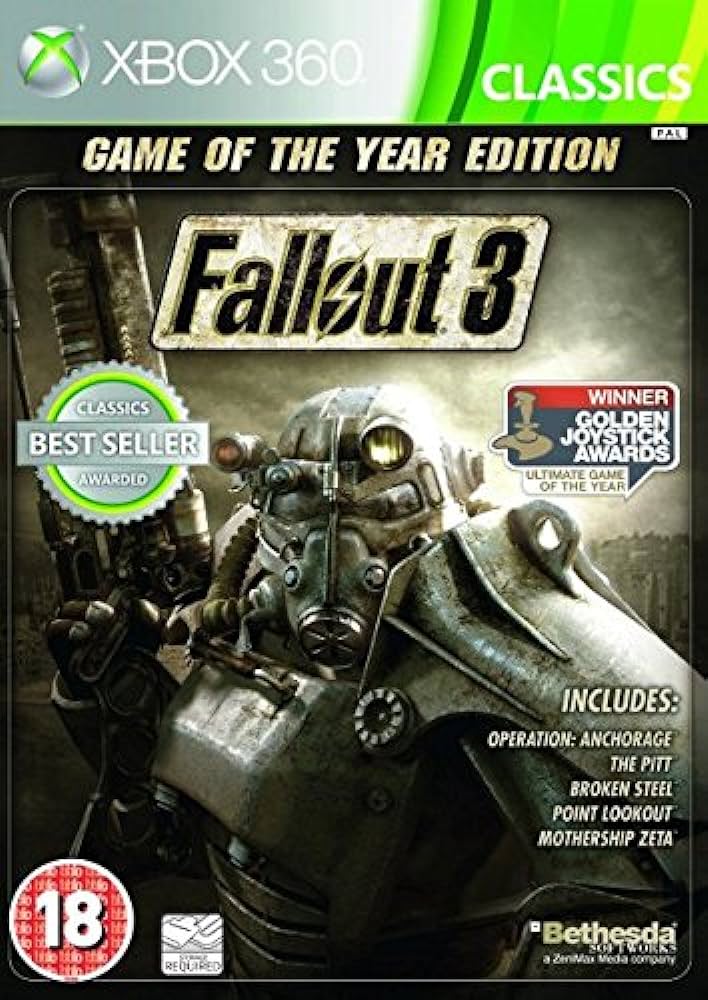 Xbox 360: Fallout 3 [Game of the Year Edition Classics]