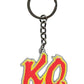 Street Fighter Metal Keychain KO