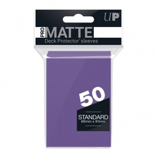 Ultra Pro Pro-Matte Standard Deck Protector Sleeves - Purple - 50ct