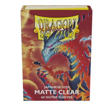 Dragon Shield Matte Sleeves Japanese Size- Clear (60ct.)