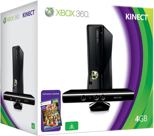 Xbox 360: Xbox 360 Slim + Kinect Adventure Pack