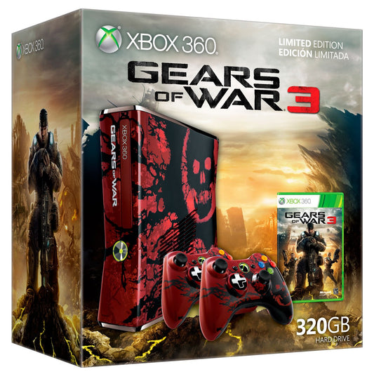 Xbox 360: Xbox 360 Console Gears Of Wars 3 Edition