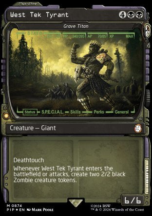 (874) Magic The Gathering Universes Beyond: Fallout: Extras Single: Grave Titan (V.2)  Mythic