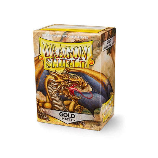 Dragon Shield Gold Matte - Standard Size