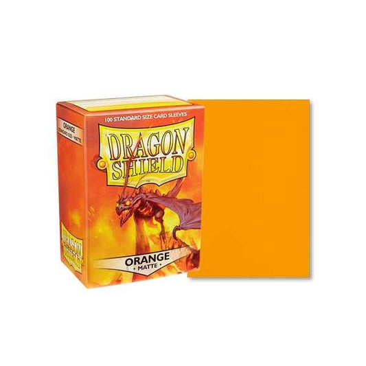 Dragons Shield Orange Matte - Standard Size