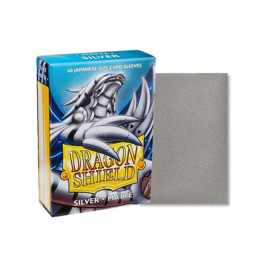 Dragon Shield Silver Matte - Japanese Size