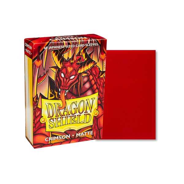 Dragon Shield Crimson Matte - Japanese Size