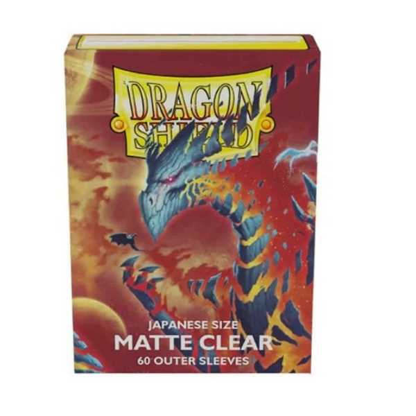 Dragon Shield Japanese Size Matte Clear 60 Outer Sleeves