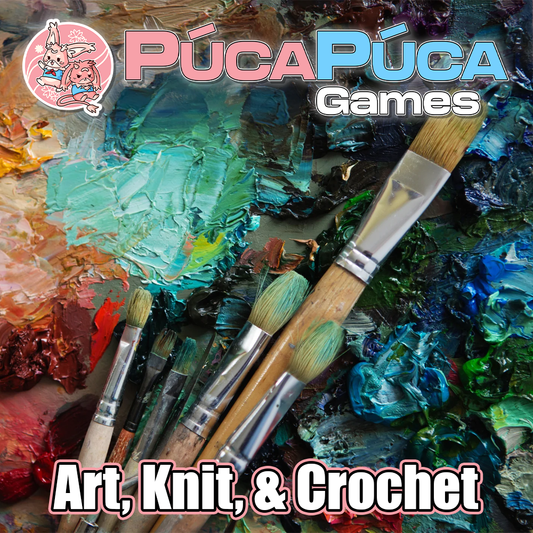 Art, Knit, & Crochet - Friday 02nd August 2024 - 1-5PM