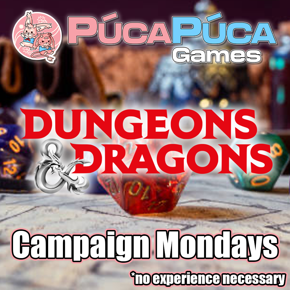 Dungeons & Dragons: Campaign Mondays - Monday 9th September 2024 - 6-10PM