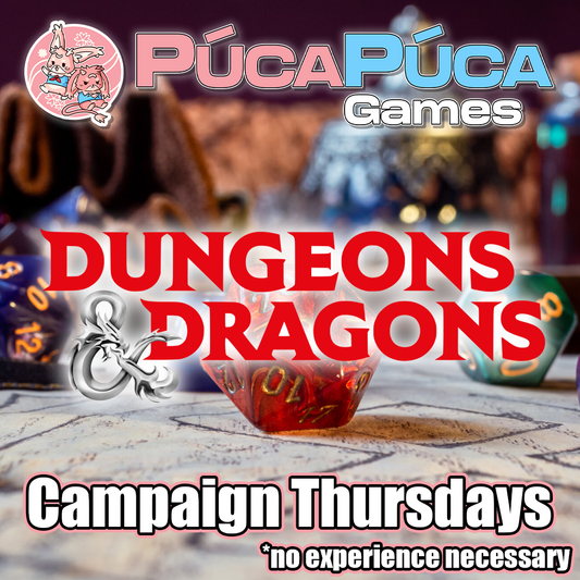 Dungeons & Dragons: Campaign Thursdays - Thursday 1st Aug 2024 - 6-10PM