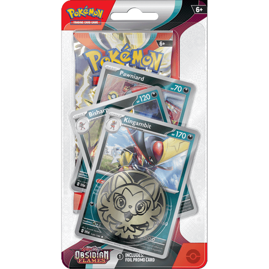 Pokemon TCG Scarlet & Violet Obsidian Flames : Premium Checklane Blister - Kingambit