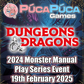 D&D 50th Anniversary Play Series – Monster Manual (2024) - Wed 19th February 2025