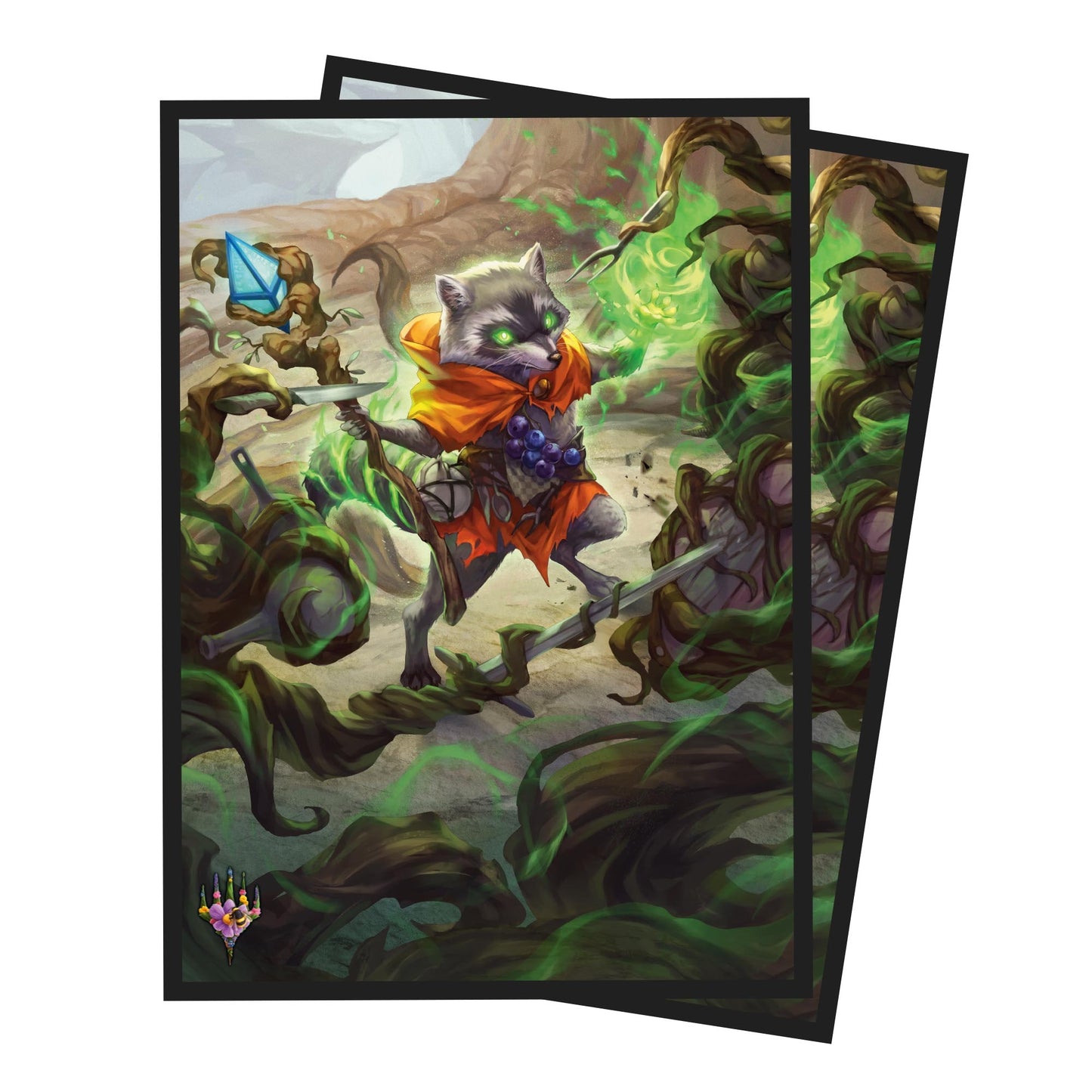 Magic the Gathering: Ultra Pro Matte Deck Protector Sleeves 100ct - Bloomburrow Bello, Bard of the Brambles