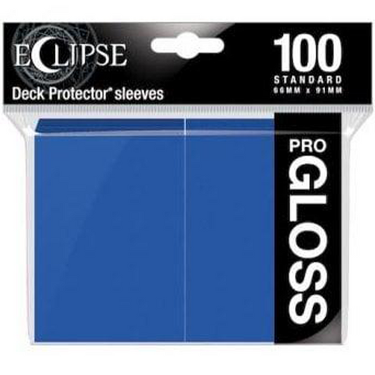 Ultra Pro - Pro Gloss Eclipse Standard Deck Protector sleeves (100 Sleeves) - Dark Blue