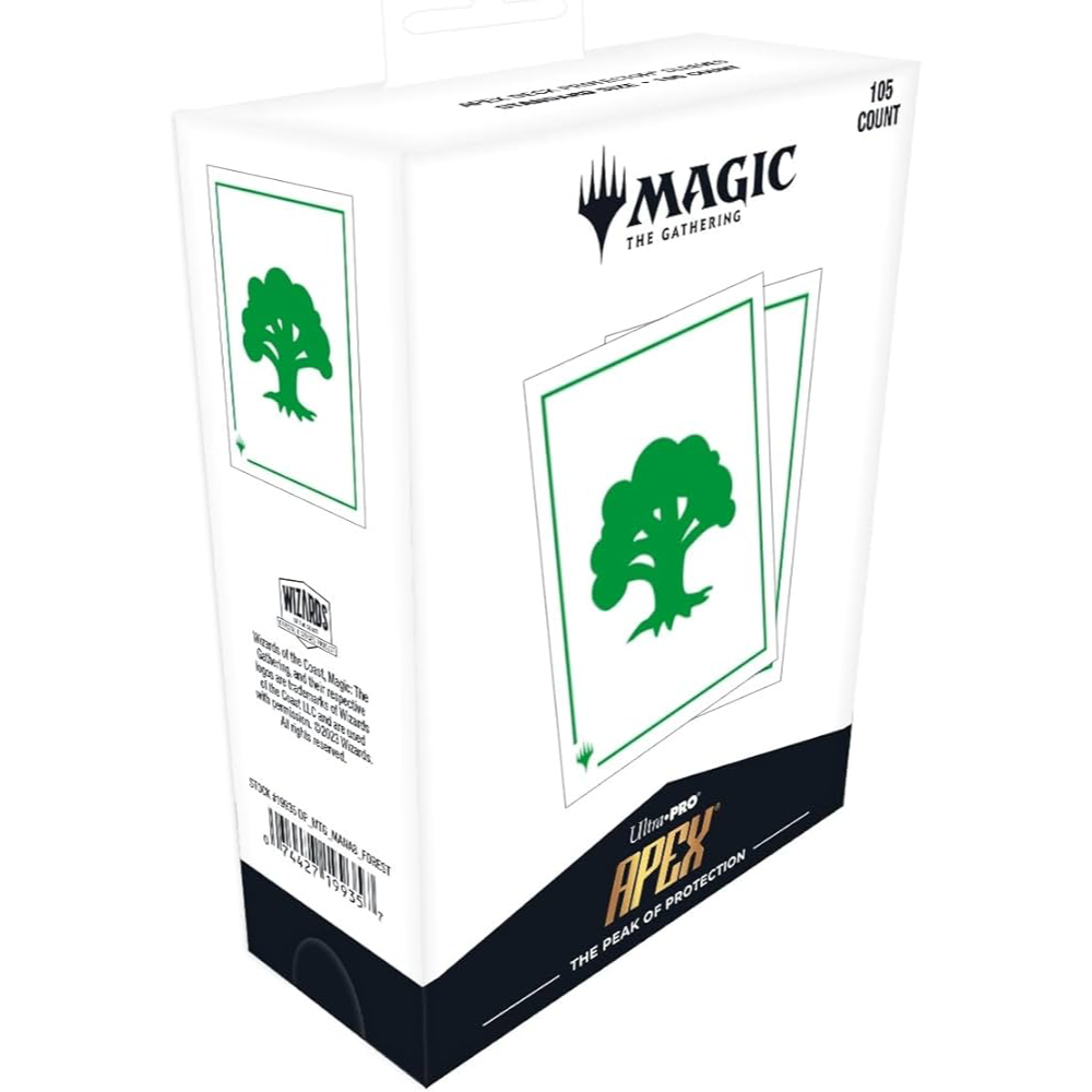 Magic the Gathering: Ultra Pro Apex Sleeves - Green Mana