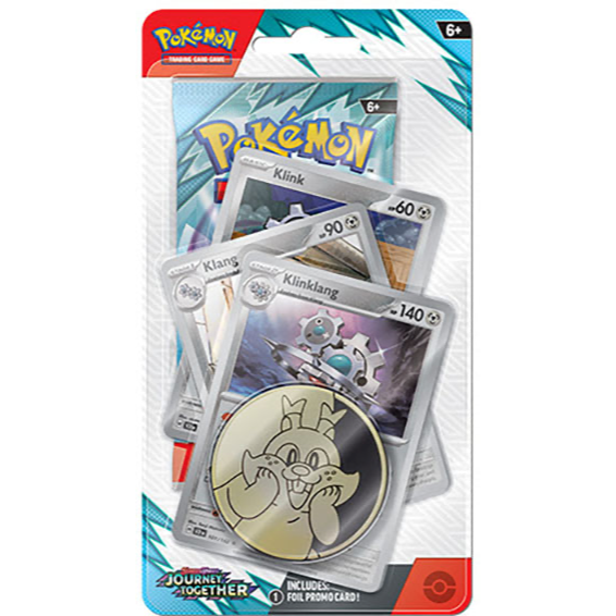 Pokemon TCG: Scarlet & Violet 9 - Journey Together Checklane Booster - Klingklang