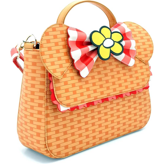 Loungefly Disney Minnie Mouse Picnic Basket Crossbody Bag