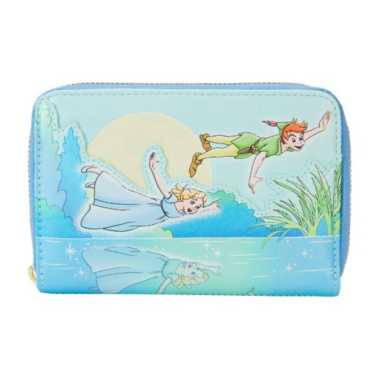 Loungefly Disney Peter Pan You Can Fly Glow-in-the-Dark Zip Around Wallet