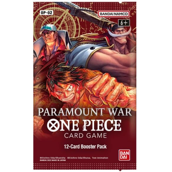 One Piece Card Game - Paramount War (OP-02) Booster Pack