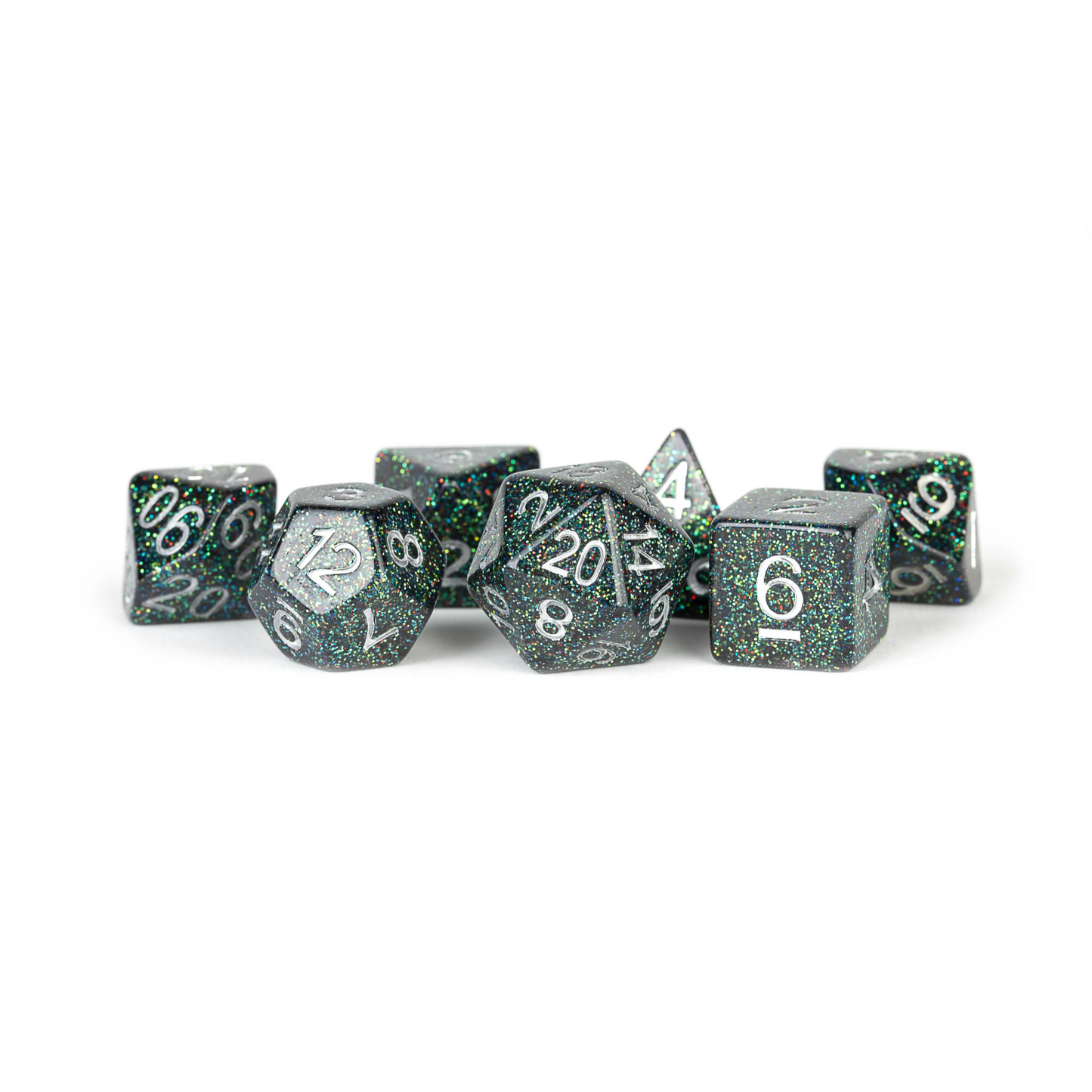 Fanroll - 16mm Resin Poly Dice Set - Astro Mica