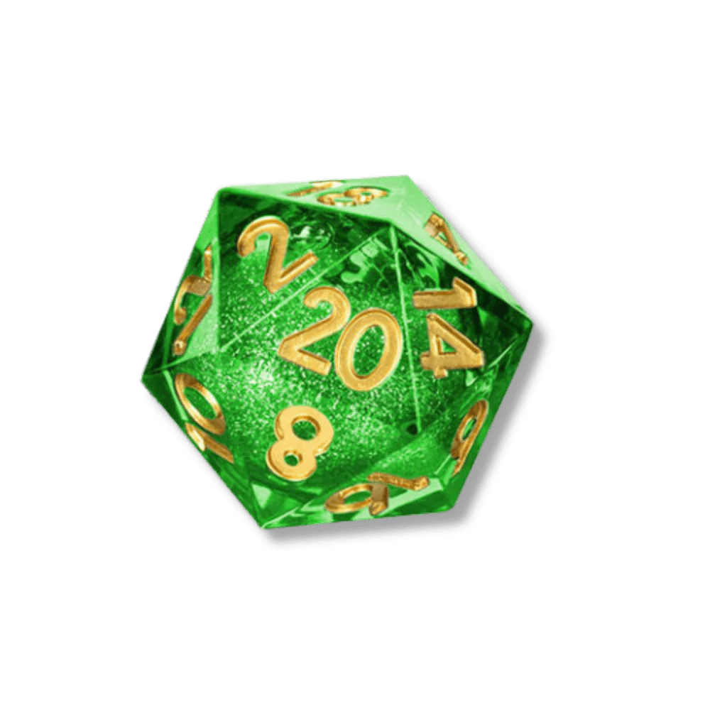 Fanroll - Individual D20 Elixir Liquid Core Dice: Aegis of Hope