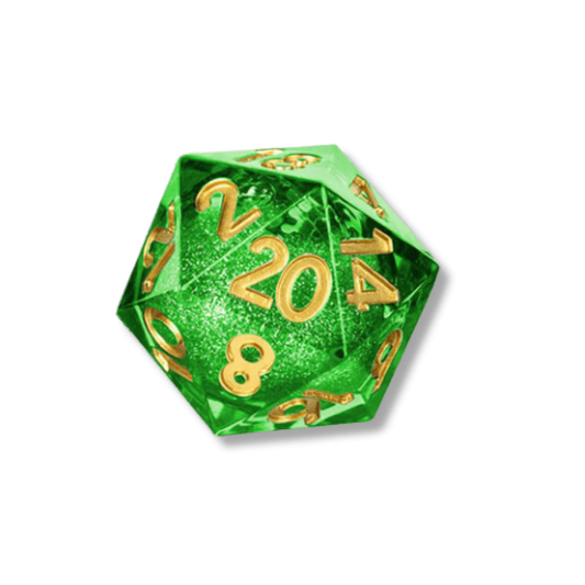 Fanroll - Individual D20 Elixir Liquid Core Dice: Aegis of Hope