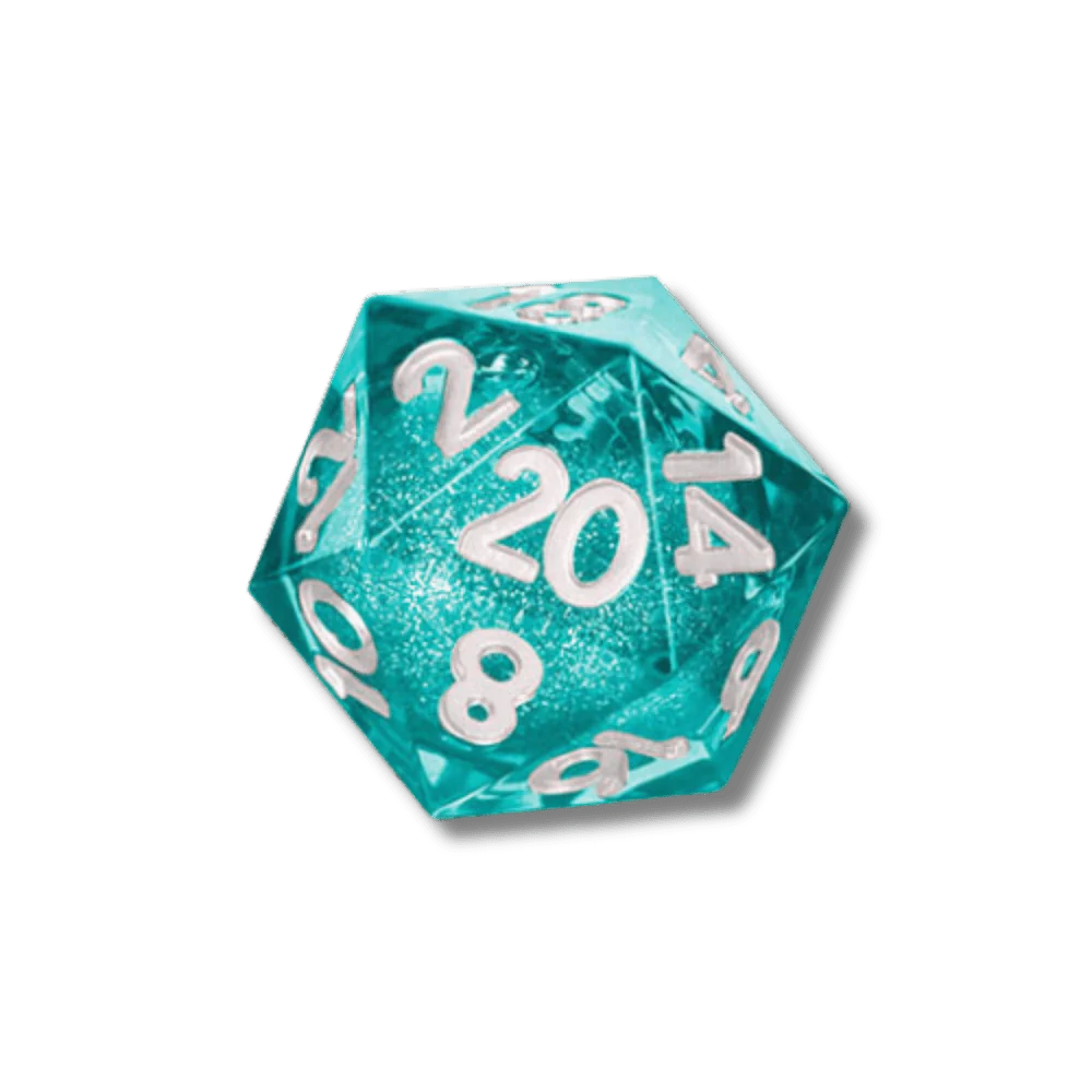 Fanroll - Individual D20 Elixir Liquid Core Dice: Mana Extract