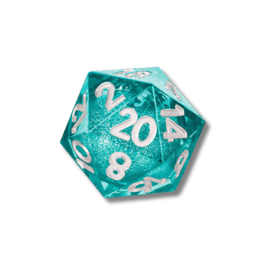 Fanroll - Individual D20 Elixir Liquid Core Dice: Mana Extract