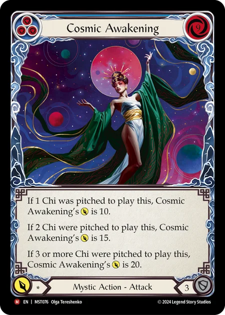 (076/237) Flesh & Blood TCG Part the Mistveil Single: Cosmic Awakening (Regular)  Majestic