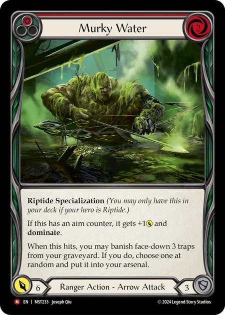 (233/237) Flesh & Blood TCG Part the Mistveil Single: Murky Water (Regular)  Majestic