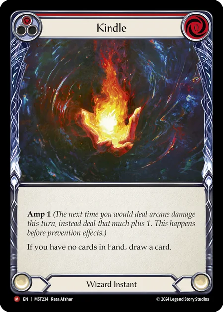 (234/237) Flesh & Blood TCG Part the Mistveil Single: Kindle (Regular)  Majestic