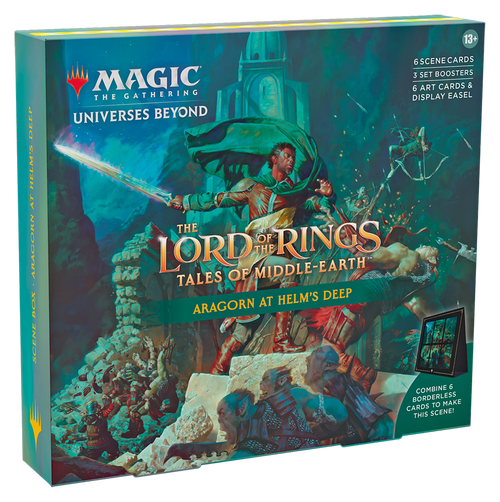 MTG: Lord of the Rings: Tales of Middle Earth Holiday Scene Box: Aragorn at Helm's Deep