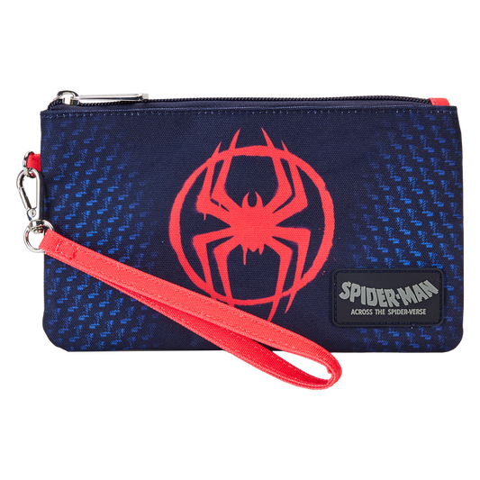 Marvel Spiderverse Miles Morales Nylon Wristlet Wallet