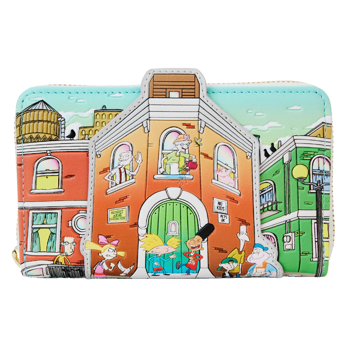 Loungefly Nickelodeon Hey Arnold Zip Around Wallet