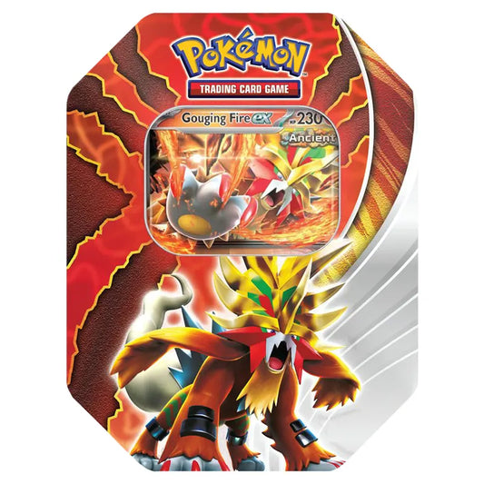 Pokemon TCG: Gouging Fire ex Tin