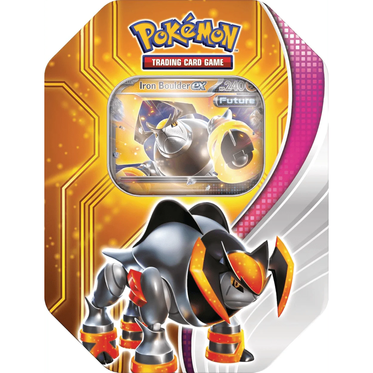 Pokemon TCG: Iron Boulder ex Tin