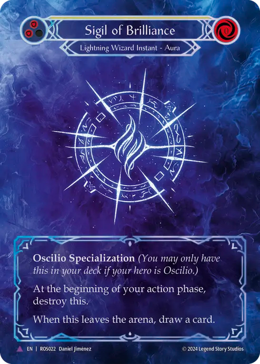 (ROS022) Flesh & Blood TCG Rosetta Single: Sigil of Brilliance (Marvel)  Marvel