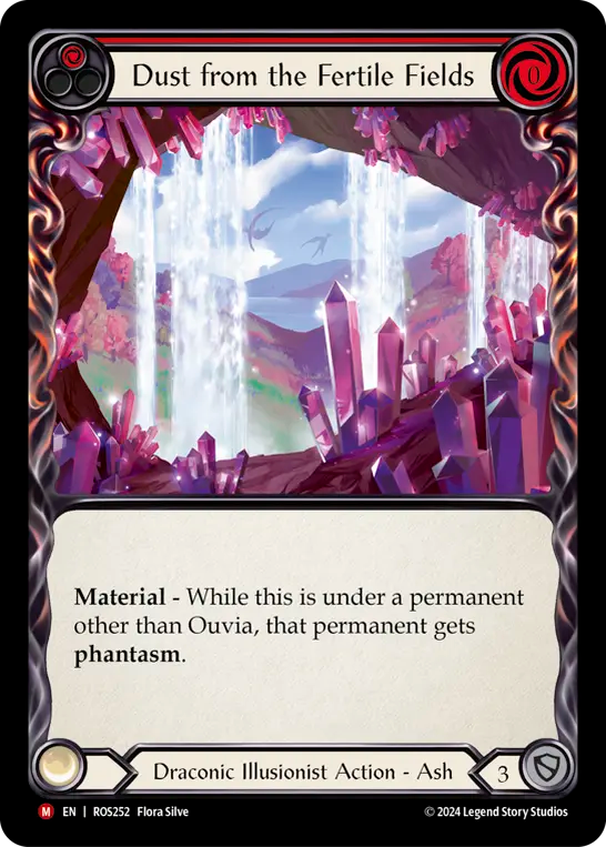 (ROS252) Flesh & Blood TCG Rosetta Single: Dust from the Fertile Fields (Regular)  Majestic