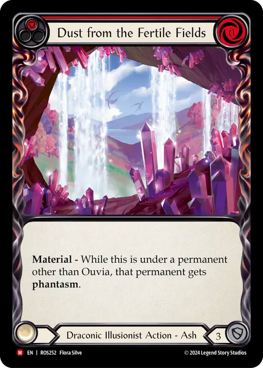 (ROS252) Flesh & Blood TCG Rosetta Single: Dust from the Fertile Fields (Rainbow Foil)  Majestic