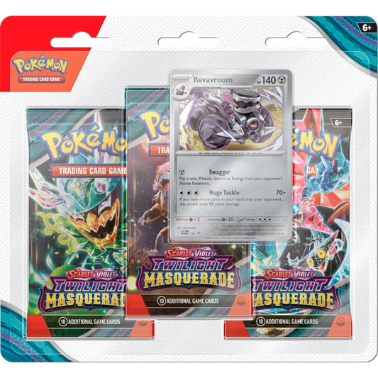 Pokemon TCG: Scarlet & Violet Twilight Masquerade Triple Booster - Revavroom