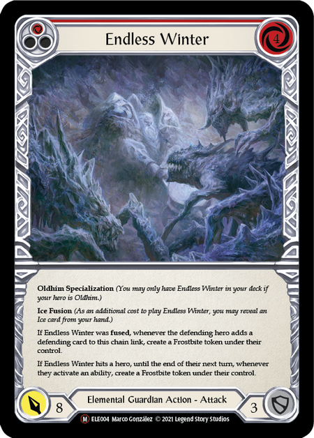 (ELE004) Flesh & Blood TCG Tales of Aria - Unlimited Single: Endless Winter (Regular)  Majestic