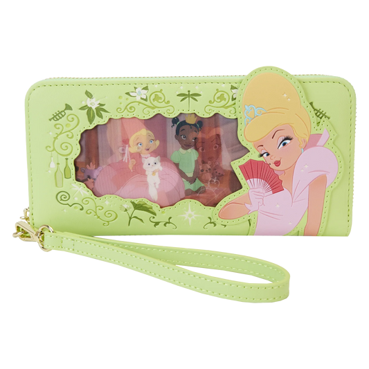 Loungefly Disney Princess and the Frog Tiana Lenticular Zip Around