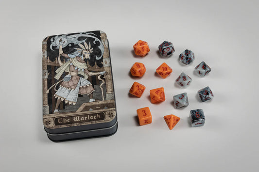 Beadle & Grimms - Character Class Dice Set in Tin - The Warlock