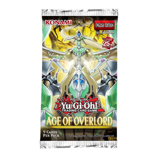 YuGiOh TCG: Age of Overlord 1st Edition Booster Pack