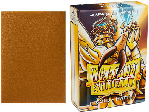 Dragon Shield Japanese Size - Gold 60 Matte Sleeves